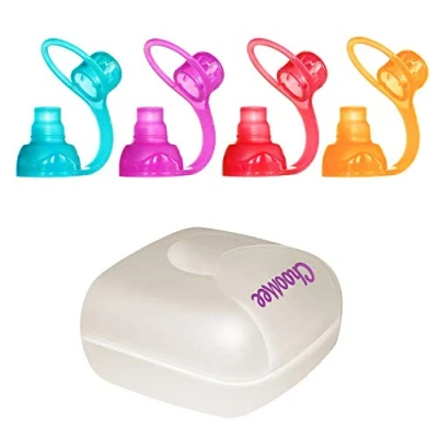 Afbeelding van ChooMee SoftSip Voedselzak Topper 4 kleuren + witte behuizing
