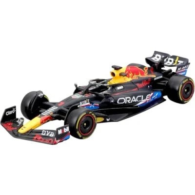 Afbeelding van F1 RB19 Formule 1 2023 Max winnaar GP AUSTIN TEXAS USA, model Auto DieCast, schaal 1/43, 12 cm, BBurago 18 38082V A
