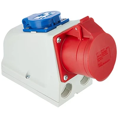 Afbeelding van Kopp CEE Combi wanddoos 5 polig 400V 6h 16A IP44 (100400005)