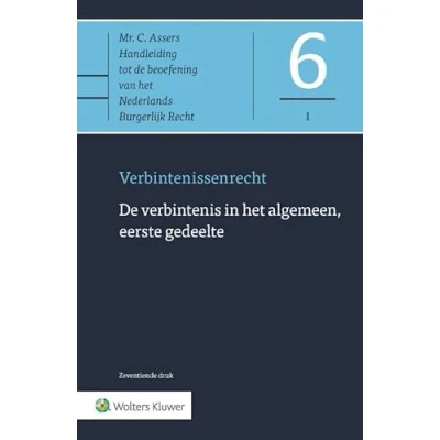 Afbeelding van Asser 6 I De verbintenis in het algemeen, eerste gedeelte