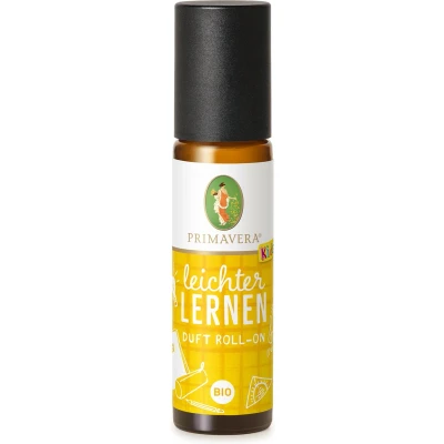 Afbeelding van Primavera Organic aroma roll on focus&amp;learn 10 Milliliter