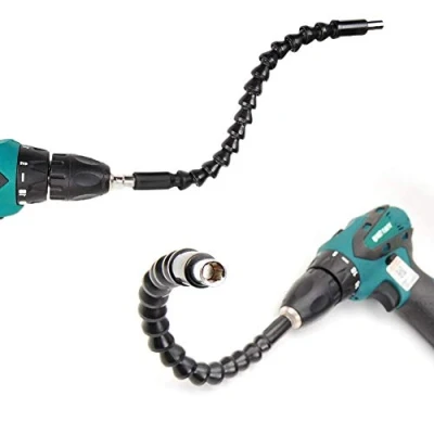 Afbeelding van Yosoo Flexibele verlenging schroevendraaier boor bithouder met magnetische snelaandrijfas punt