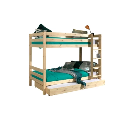 Afbeelding van Deze PINO combinatie bestaat uit een sb h160cm natuur en rolbed 90x195cm