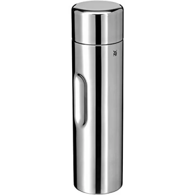 Afbeelding van WMF Motion 1l Cromargan roestvrijstalen vacuümkan voor thee of koffie, thermosfles met drinkbeker, 24 uur koud en 12 warm