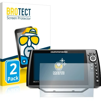 Afbeelding van BROTECT Screenprotector voor Humminbird Helix 9 CHIRP MSI+ GPS G4N Folie Beschermfolie matte (2 Stuks)