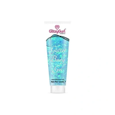 Afbeelding van Holografische glitter gezichts en lichaamsgel 12 ml cosmetische glitter, lichaamglitter, haarglittergel, lichtblauw (Magic Mermaid)