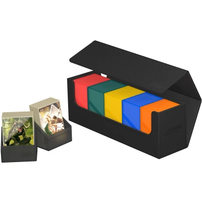 Afbeelding van Ultimate Guard ArkHive 400+ XenoSkin Monocolor Black