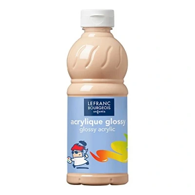 Afbeelding van Lefranc &amp; Bourgeois Glossy Kinder Acrylfarben, 500ml Tube Pfirsich