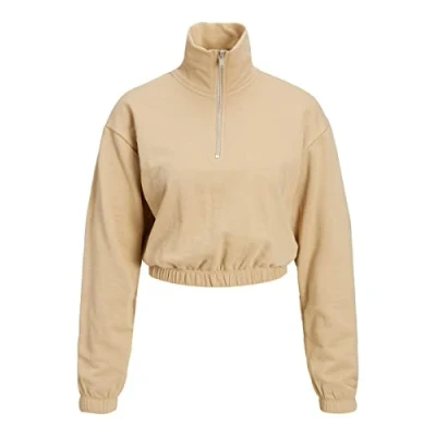 Afbeelding van JJXX Jxalfa Kurzes HIGH NECK Sweater, Dames, Maat: XS, Incense