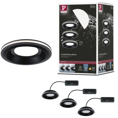 Afbeelding van Paulmann 92252 Sormus LED inbouwlamp 4.8 W Zwart