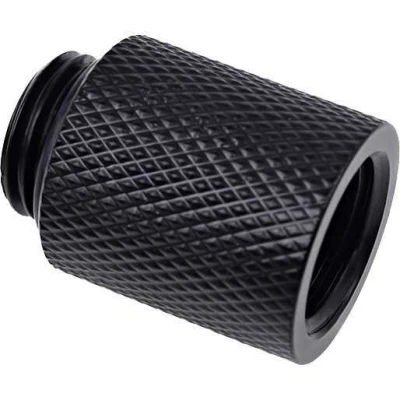 Afbeelding van Alphacool IJspegelverlenging 20 mm G1/4 AG op IG Deep Black