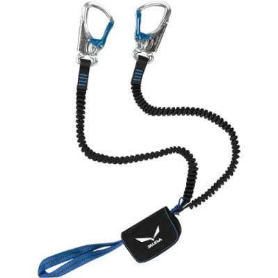 Afbeelding van Salewa Uniseks volwassenen set Via Ferrata Premium ATTAC, zilver/blauw (blauw), effen EU