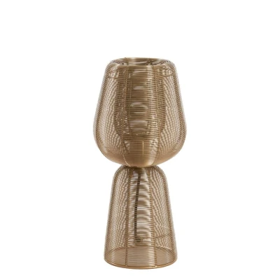 Afbeelding van Light &amp; Living Tafellamp Aboso Goud Ø18cm