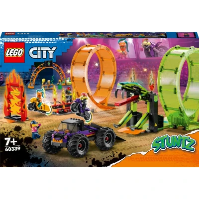 Afbeelding van Lego City Stuntz 60339 Double Loop Stunt Arena
