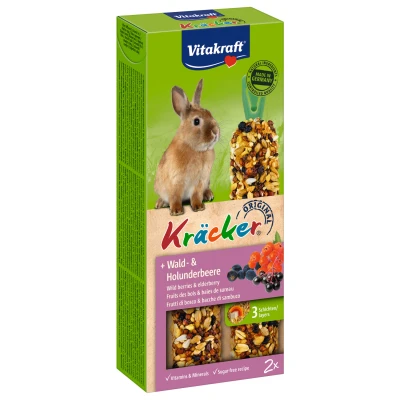 Afbeelding van Vitakraft Konijn Kracker Konijnensnack Bosbessen
