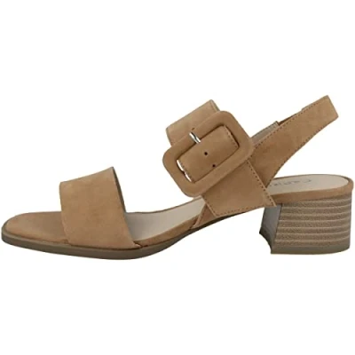 Afbeelding van Caprice Sandalen, Dames, Maat: 39, Hazel suede Leer