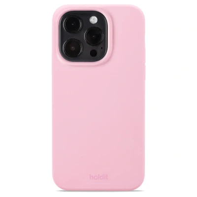 Afbeelding van Apple iPhone 14 Pro Hoesje Siliconen en TPU (zacht) Holdit Hardcase/Backcover Roze Telefoonhoesje