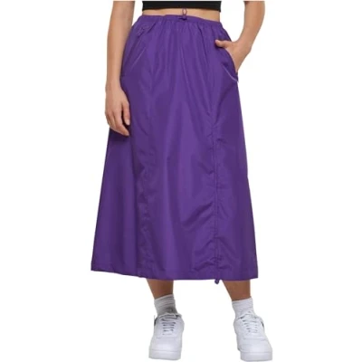 Afbeelding van Urban Classics Ripstop Parachute Alijn rok, Dames, Maat: XS, Realviolet