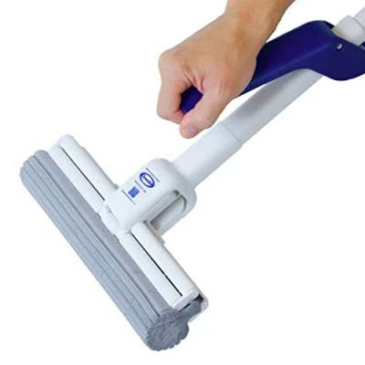 Afbeelding van OneTouch Magic dweil vloerwisser absorberende PVA spons veeg de vloer schoon zonder natte en vieze handen te krijgen ideaal voor alle gladde oppervlakken (geschikt huisdierenhuishoudens)