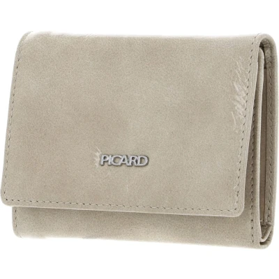 Afbeelding van PICARD Leren Portemonnee Cool Down 1 Flap Wallet Cream Beige