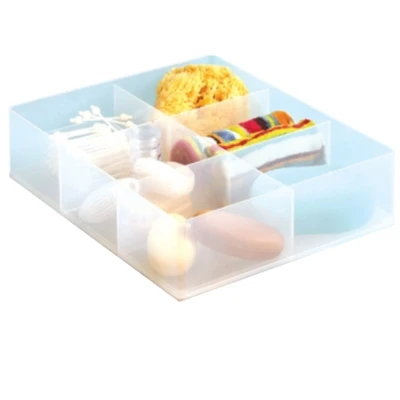 Afbeelding van Really Useful Box, Office Divider Met 6 Vakjes, Transparant Opbergdoos