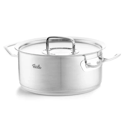 Afbeelding van Kookpan Fissler Original Profi Collection Laag met RVS Deksel 24 cm