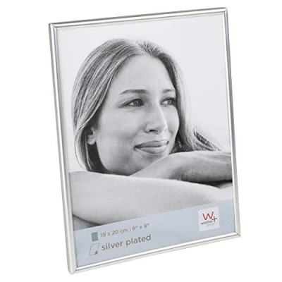 Afbeelding van walther design fotolijst mat zilver 15 x 20 cm Chloe Portretlijst WD520T