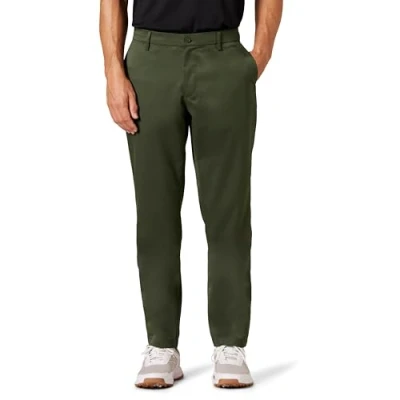 Afbeelding van Amazon Essentials Heren atletische fit stretch golfbroek (verkrijgbaar in groot en lang), donker olijf, 42W x 29L