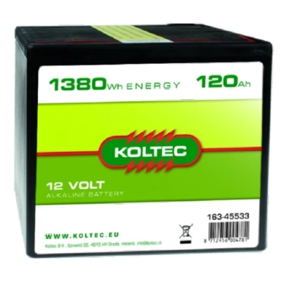 Afbeelding van Batterij 12 volt 1380 wh 120 ah alkaline