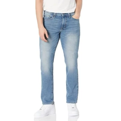 Afbeelding van Amazon Essentials Men&#039;s Spijkerbroek met slanke pasvorm, Lichte wassing, 36W / 30L
