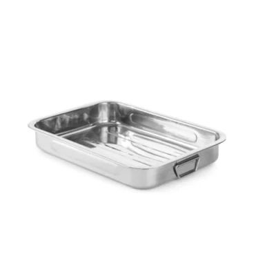 Afbeelding van Hendi RVS Braadslede met Handgrepen 43x31cm