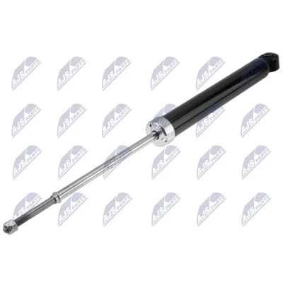 Afbeelding van NTY A NS 010 schokdemper Achteras Gasdruk Telescoop Pen bovenaan, Oog onderaan NISSAN: Micra II Hatchback (K11) 1.0 i 16V, 1.3 16V