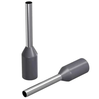 Afbeelding van 100 x adereindhulzen geïsoleerd 0,75 mm2/8 mm grijs