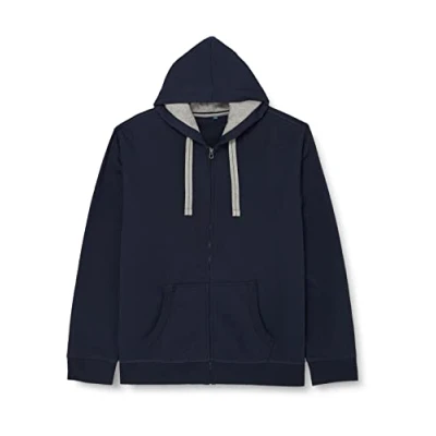 Afbeelding van Men&#039;s Hooded Jacket met ritssluiting Navy 4XL