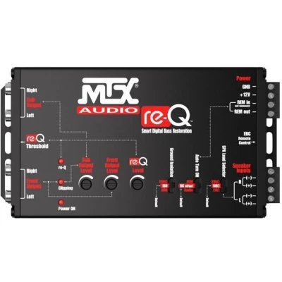 Afbeelding van Processor MTX AUDIO Ingangen op hoog niveau naar RCA uitgangen