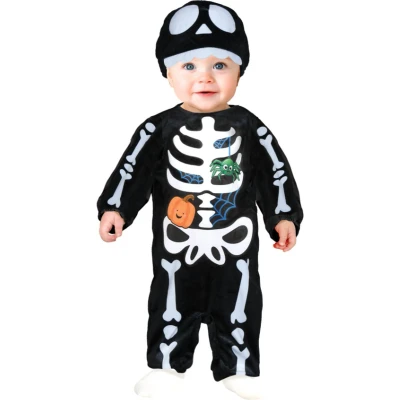 Afbeelding van Fiestas Guirca Babykostuum skeleton boo 18 24 maanden
