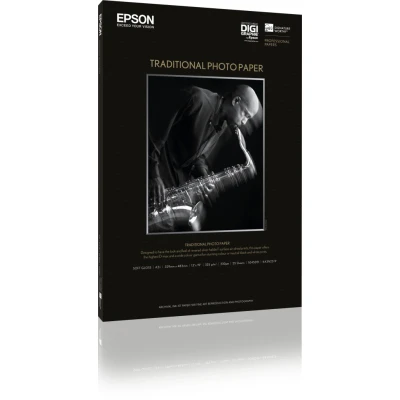 Afbeelding van Epson S045052 Traditional Photo Paper 300 gram A2 (25 vel) Fotopapier