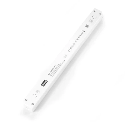 Afbeelding van illuburg Led transformator, 24 V, 30 W, 150 variabel, Triac, ultradun, plat, voor ledstrips, voeding, driver