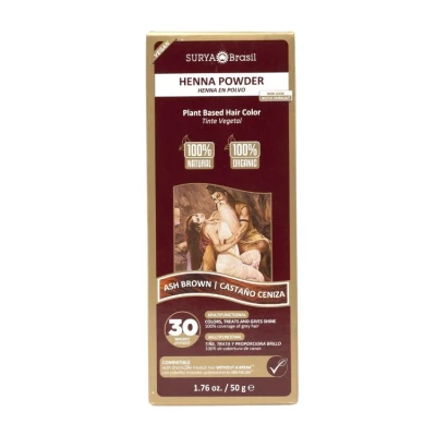 Afbeelding van Surya Brasil Henna haarverf poeder as bruin 50 g