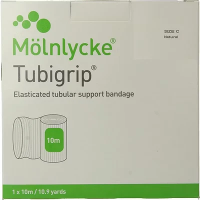 Afbeelding van Tubigrip Maat C 10 m x 6.75 cm wit 1443 1 stuks