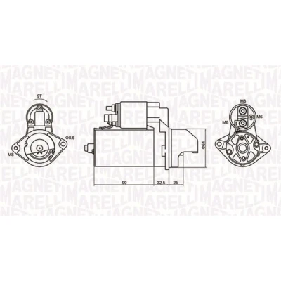 Afbeelding van Magneti Marelli Starter 063721334010