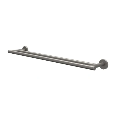 Afbeelding van IVY handdoekrek 60cm dubbel Geborsteld Metal Black PVD