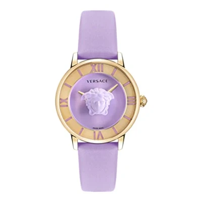 Afbeelding van Versace VE2R00522 horloge vrouw Roestvrij Staal goud