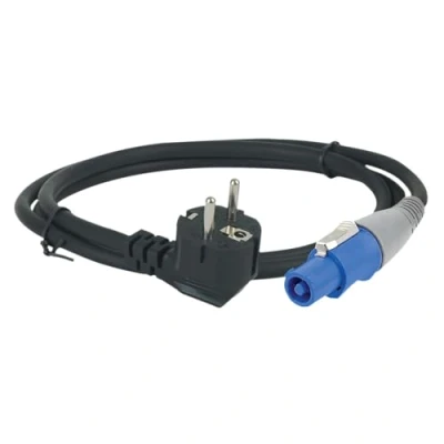 Afbeelding van Showtec Voedings Kabel Pro Powercon connector naar Schuko 20 m, 3x 1,5 mm2