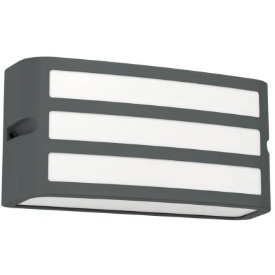 Afbeelding van EGLO Camarda Wandlamp buiten E27 22 cm antraciet