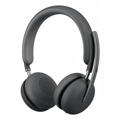 Afbeelding van Logitech Zone Draadloos 2 Teams Uc (Draadloze, USB C), Kantoorheadset, Grijs