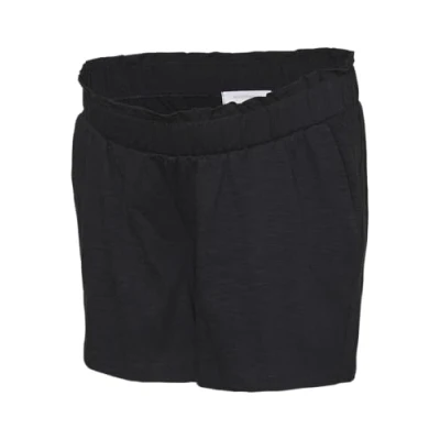 Afbeelding van MAMALICIOUS regular fit short MLIVY zwart