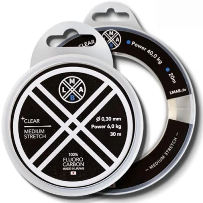 Afbeelding van fluorocarbon onderlijn LMAB 100 Pro Made in Japan, verkrijgbaar van 0,15 tot 1 mm, lijn, vissen, fluorcarbon (0,28 mm 5,4 kg 30 Meter)