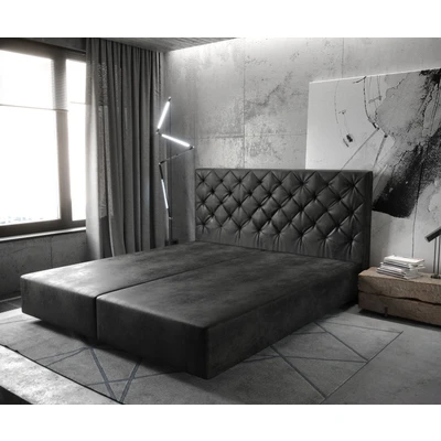 Afbeelding van Boxspring frame Dream Great microvezel antraciet vintage 180x200