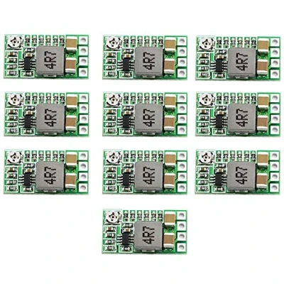 Afbeelding van ZkeeShop 10Pcs Mini Step Down Voeding Module DC 4.5 24V, 12V 24V Naar 5V 3A Spanning Buck Converter Verstelbare 1.8V 2.5V 3.3V 9V